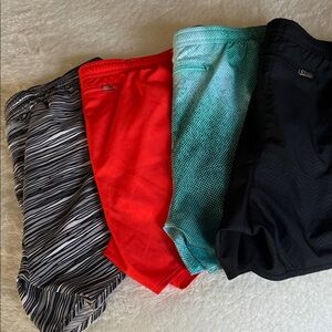 Set of Nike dry fit running shorts